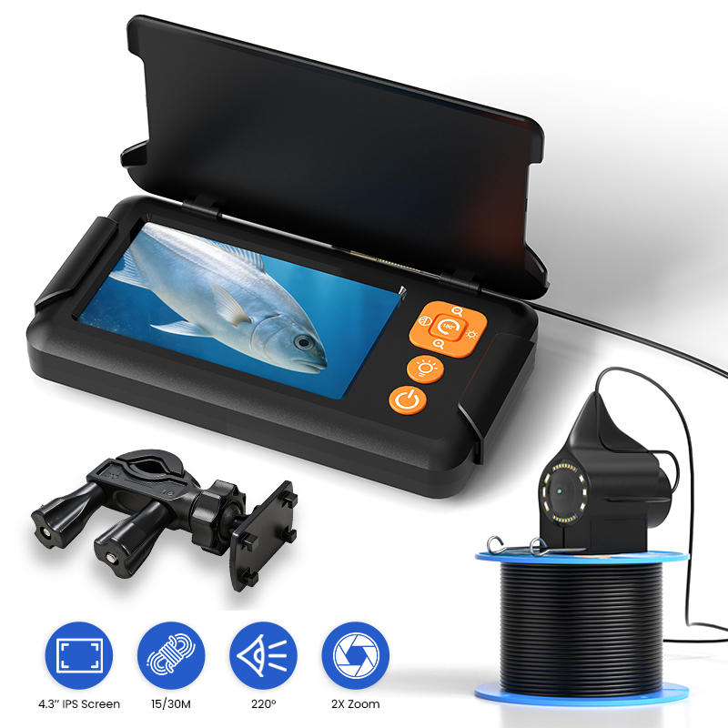 Underwater Camera - Fishing Camera 4.3’’ Screen 15M/30M Cable