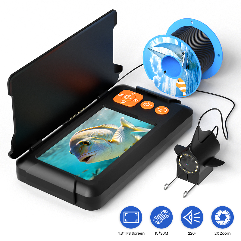 Fish Finder Portable - Portable Fish Finder With Bracket Visual