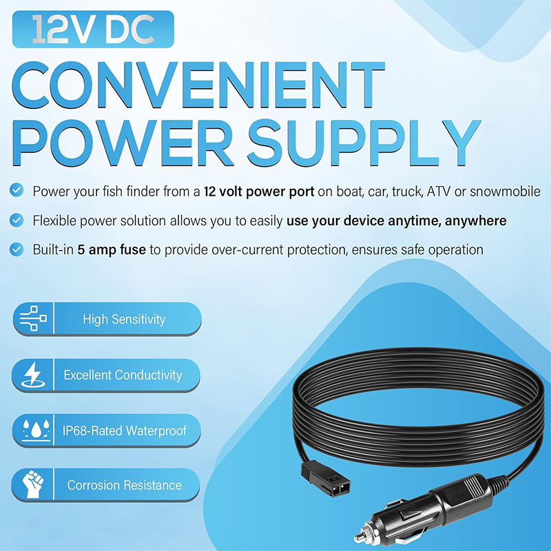 12V Power Cord 720105-1 for Fi - Fish Finder Charger ulasan dan harga