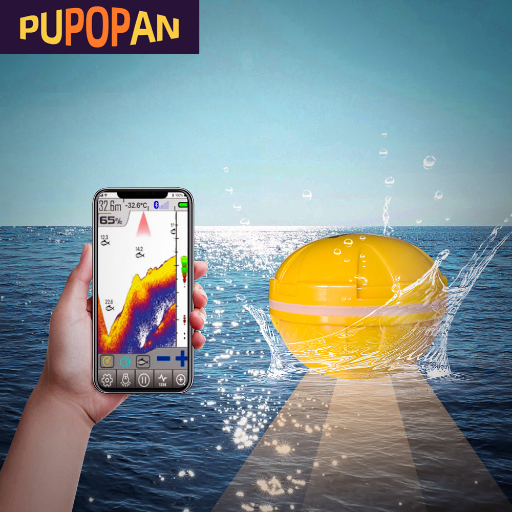 PUPOPAN 100M Brand New Smart P - Fish Finder Gps ulasan dan harga